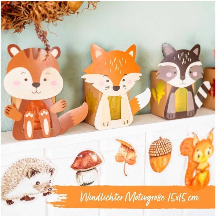 Actual product image Papierdrachen Lantern set