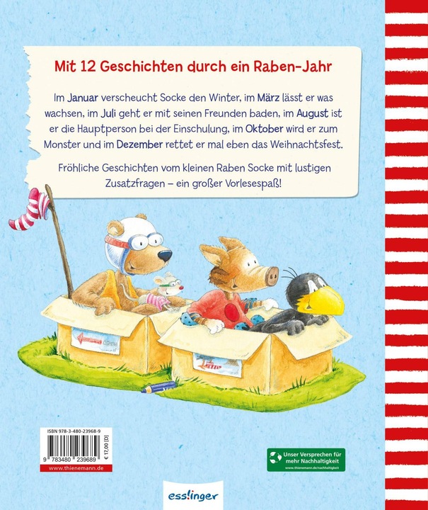 Immagine prodotto Moost:Der kleine Rabe Socke: Mit Socke (Tedesco, Nele Moost, Rodolfo Annet, 2024)