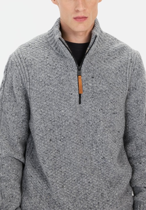 Produktbild Camel Active Strickpullover mit Troyer-Kragen (M)