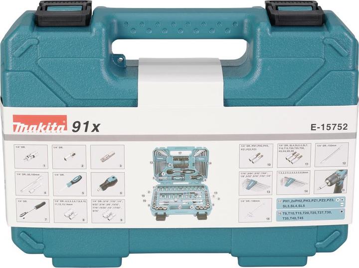 Actual product image Makita E-15752 (91 pieces)