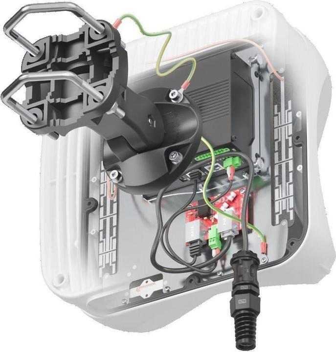 Actual product image Quwireless AEG5100M - QuMax with PoE splitter for Robustel EG5100 (5G, 4G, GPS, Wi-Fi)