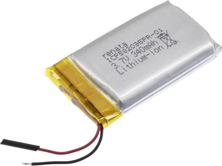 Produktbild Renata ICP582035PR-01 Spezial-Akku Prismatisch Kabel LiPo 3.7 V 340 mAh (3.70 V, 340 mAh)