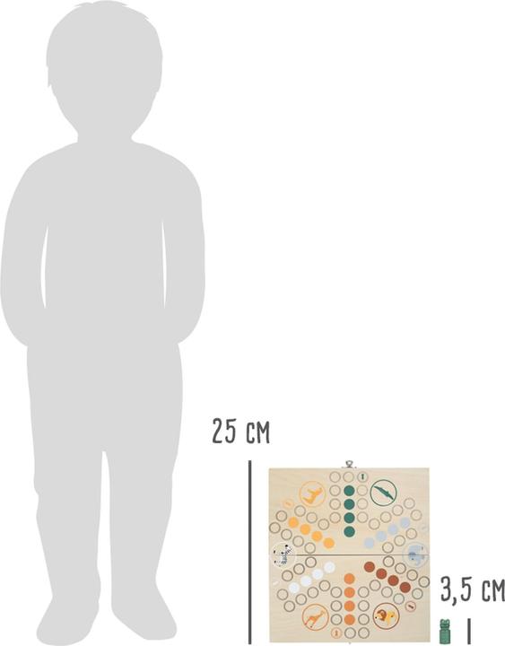 Actual product image small foot Ludo Safari (English, French, German, Italian, 2 - 6 Players)