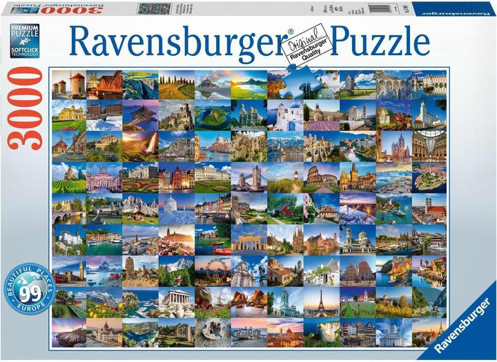 Ravensburger 99 Luoghi belli d'Europa (3000 pezzi)