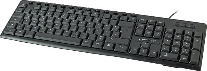 Productafbeelding Gembird Multimedia-toetsenbord VS-indeling zwart (DE, Bedraad)
