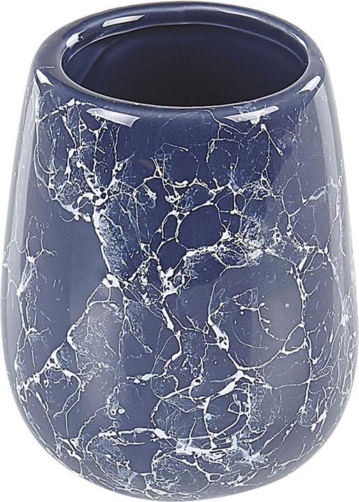 Actual product image Beliani Bathroom set 6-piece ceramic blue ANTUCO