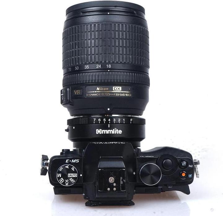 Produktbild Commlite Nikon F Objektiv zu MFT (Standard, Micro Four Thirds)