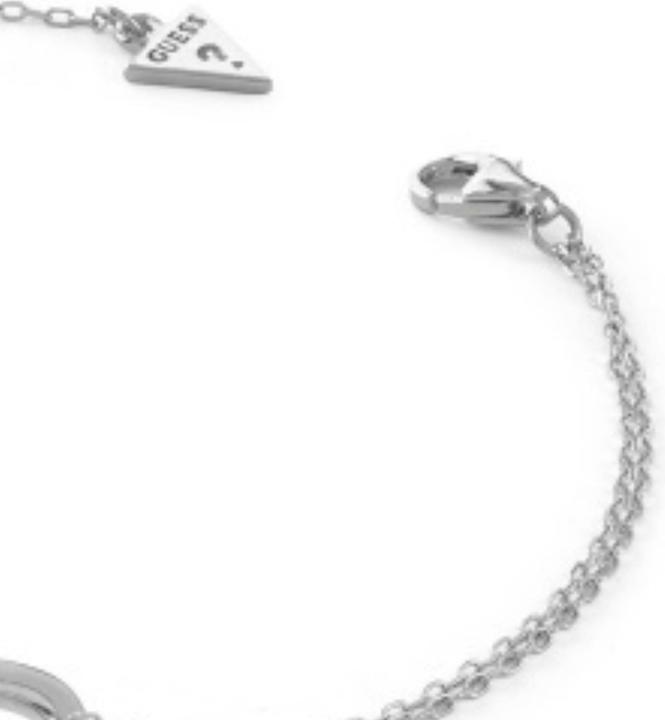 Immagine prodotto Guess Bracciale BR 12MM NUANCE TWO LINKS (18.50 cm, Argento)