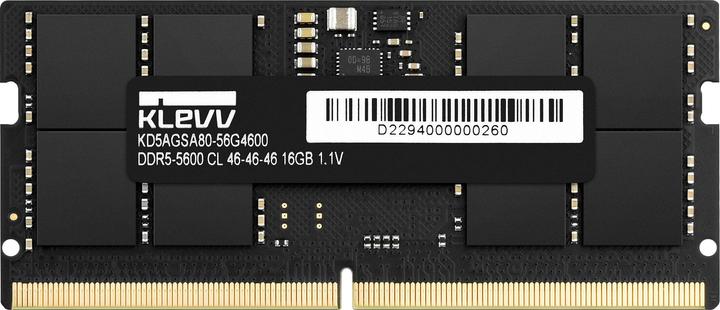 Klevv 16GB (1x 16GB) 5600MT/s DDR5 OEM SO-DIMM (1 x 16GB, 5600 MHz, DDR5 RAM, SO-DIMM)