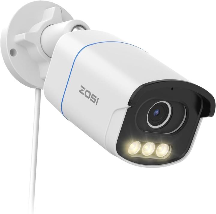 Produktbild Zosi 5MP PoE Überwachungskamera mit Nachtsicht und Audio (2560 x 1944 Pixels)