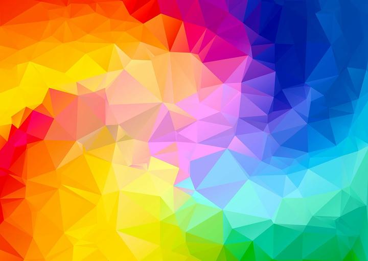 Produktbild Enjoy Puzzle ENJOY-1239 - Regenbogen Farbverlauf Poligonal Swirl, Puzzle, 1000 Teile (1000 Teile)