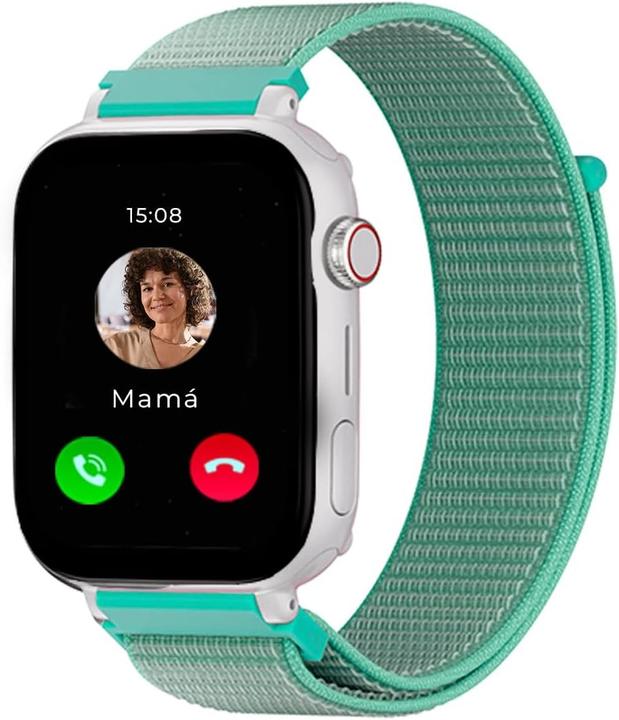 Produktbild Save Family Savefamily White Casing + Mint Green Fabric Strap Sf-Sw+B.Ctvm (40 mm, 4G)