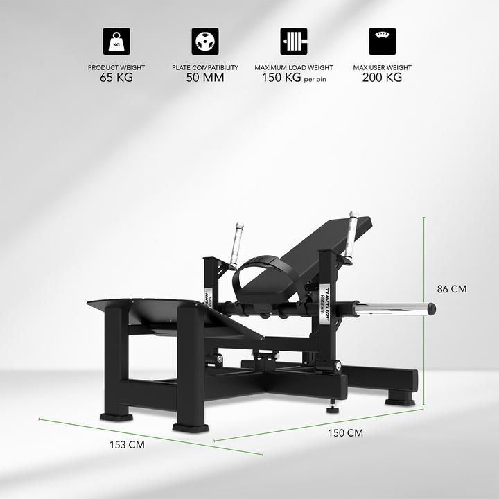 Immagine prodotto Tunturi Platinum Plate Loaded Hip Thrust/Hüfttrainer