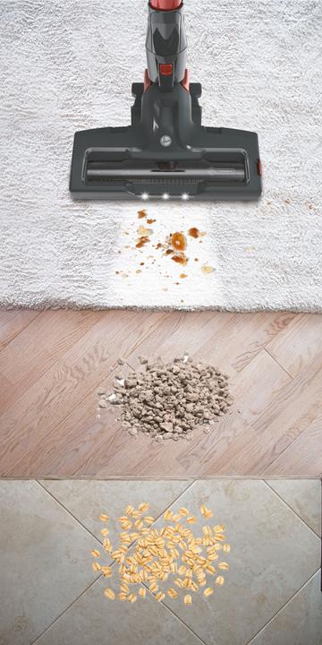 Actual product image Hoover H-FREE 300 HF322AFP 011 cordless Grey, Titanium Bagless