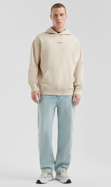 Produktbild s.Oliver Sweatshirt Gewaschener Hoodie mit kleinem Frontprint (M)