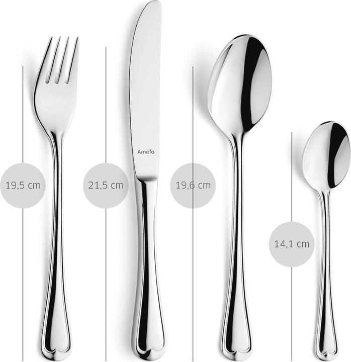 Image du produit Amefa Brantley (24 pcs, Set de couverts)