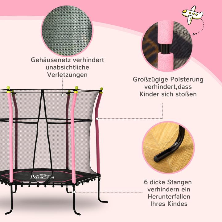 Produktbild Homcom Trampolin mit Sicherheitsnetz (162 cm)