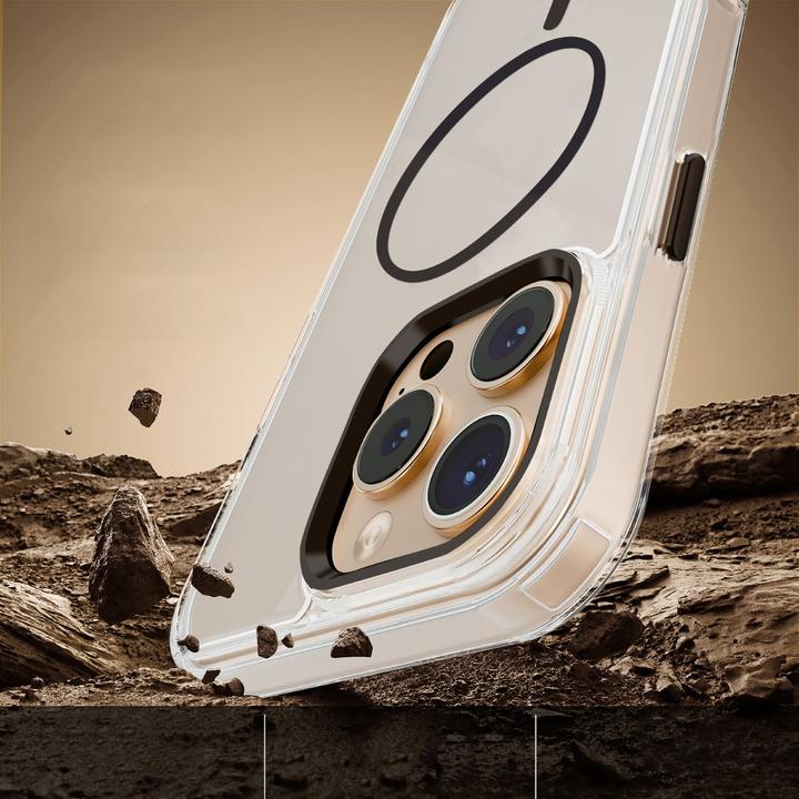 Actual product image OEM Clear Thin Mag case for iPhone 13 6,1" black (Apple iPhone 13)