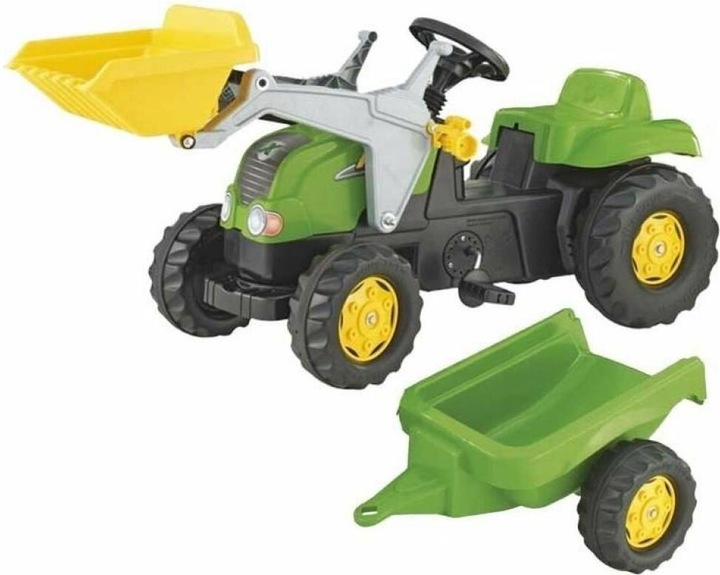 Immagine prodotto Rolly Toys trattore rollyKid-X con caricatore e rimorchio