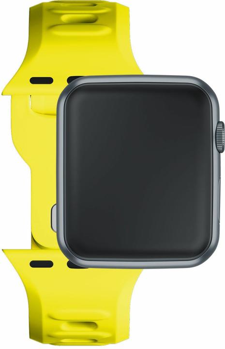 Produktbild 3MK Silicone Watch Strap żółty/yellow dla Apple Watch 38/40/41mm (Edelstahl, Silicone)