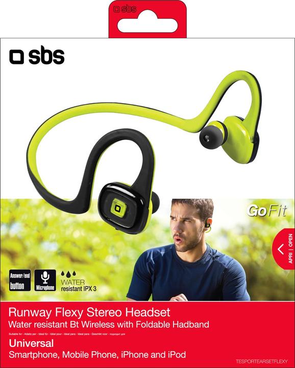 Produktbild SBS In-Ear Kopfhörer Runway Flexy Stereo (6 h, Kabellos)