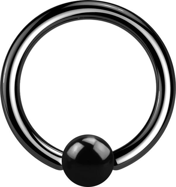 Produktbild Star Piercing Flared Tunnel dunkelblau (ohne Messing, Chirurgenstahl 316L)