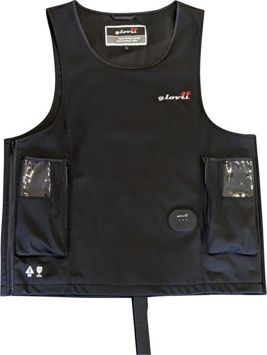 Image du produit Glovii Gilet de plongée chauffant étanche livré avec deux piles et une télécommande (M)