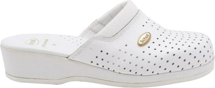 Actual product image Mobilex Scholl Clog Backguard - White women's clogs size 37 (37)