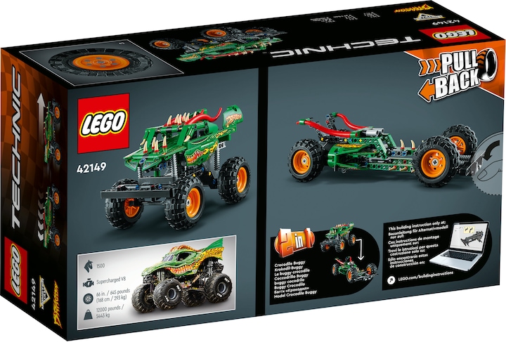 Produktbild LEGO Monster Jam Dragon (42149, LEGO Technic)
