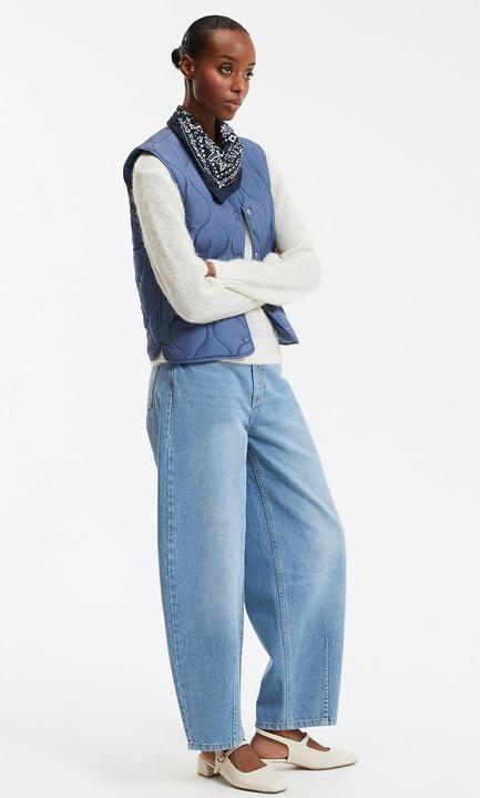 Actual product image La Redoute Collections Steppgilet mit Druckknöpfen (38)