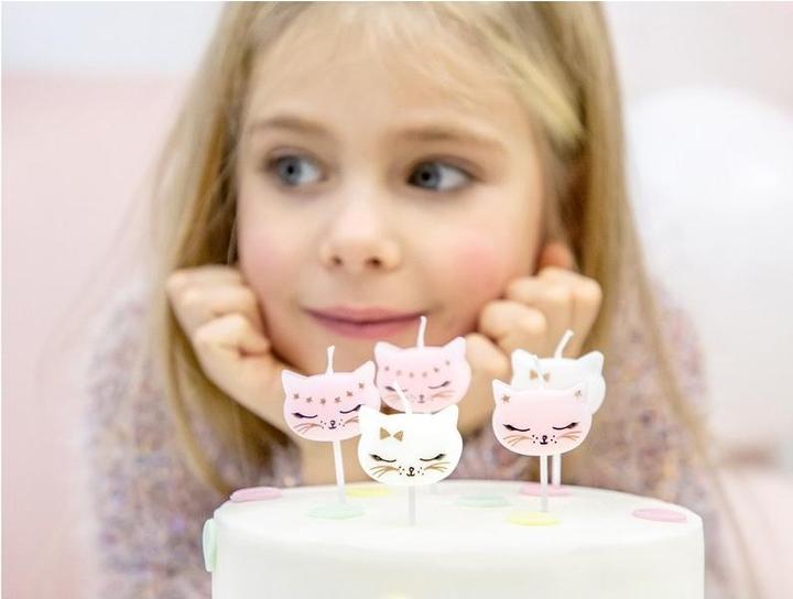 Actual product image Amscan 6 candles kittens (6 pcs.)