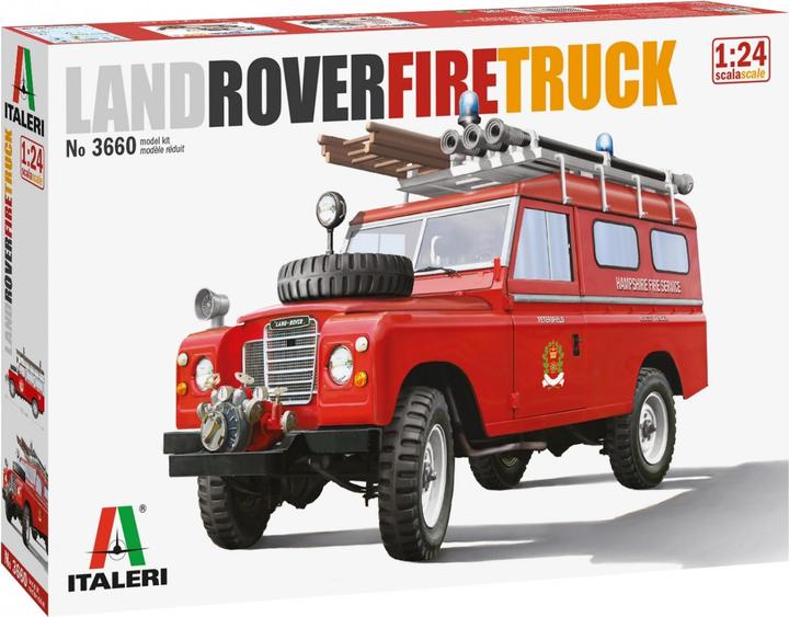 Image du produit Italeri Modèle réduit de voiture 1:24 Land Rover Fire Truck
