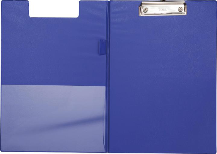 Image du produit Maul Chemise à pince poly, A4, couverture en film PP, bleu en carton avec couverture en film, poche