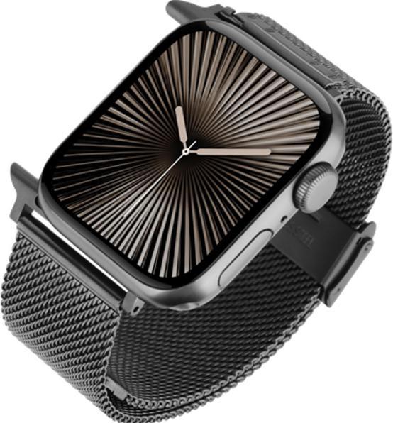 Actual product image Just in Case SilkSteel Strap Apple Watch 40/41/42mm Black (Stainless steel)