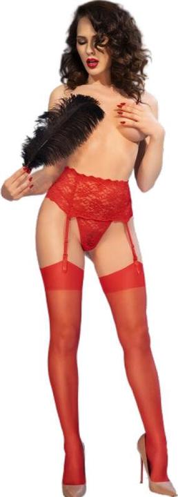 Immagine prodotto Chilirose Cr 4718 Reggicalze E Calze Rosse L (L)