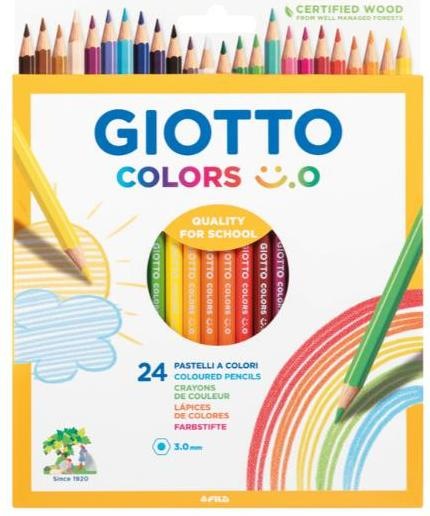 Produktbild Giotto Packung mit 24 Farben Smile Buntstifte (24 x)