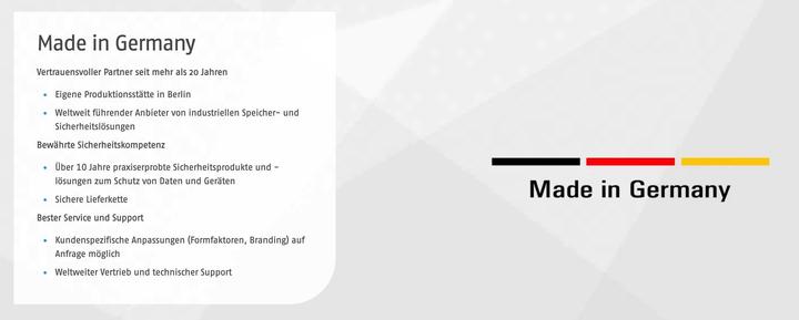 Actual product image Swissbit ishield key pro usb/nfc security key retail packaging