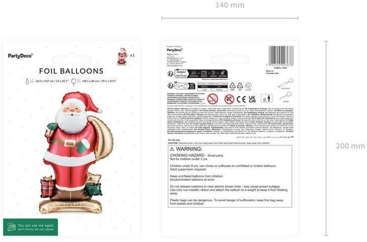 Produktbild Partydeco FB307 (1x)