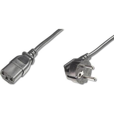 PremiumCord KPSP3 stroomkabel zwart CEE7/7 C13 coupler (3 m), Stroomkabel, Zwart