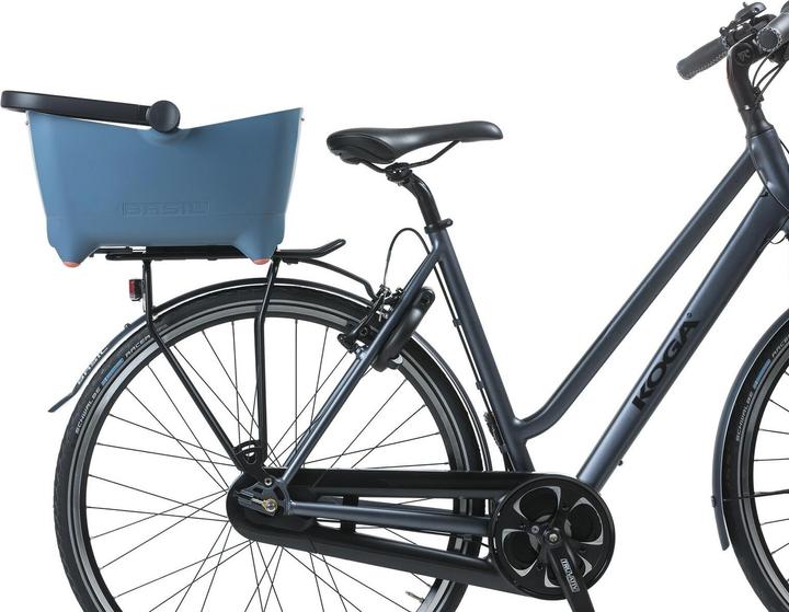 Actual product image Basil Buddy dog bicycle basket for luggage carrier (28 l)