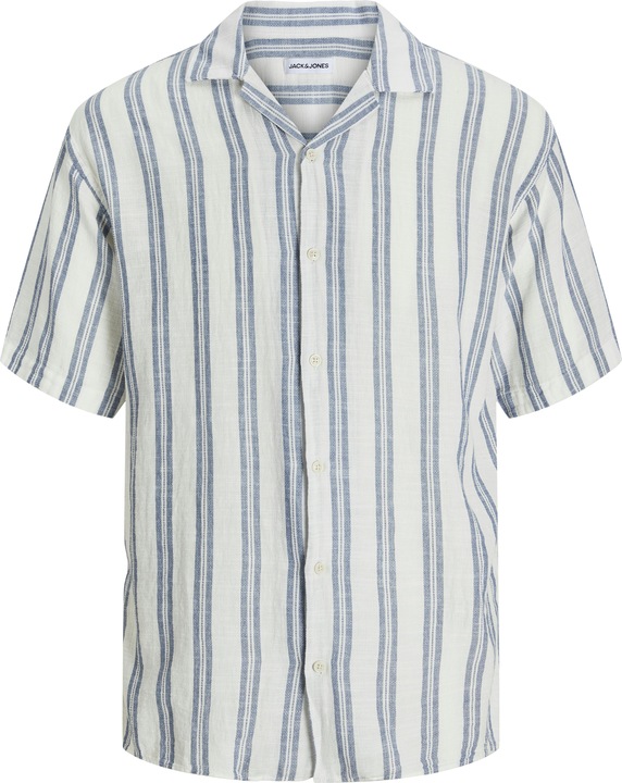 Jack & Jones Jjeenzo Stripe Resort Shirt Ss Sn
