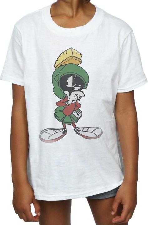 Actual product image Looney Tunes Girls Marvin The Martian Pose Cotton T-Shirt (116)