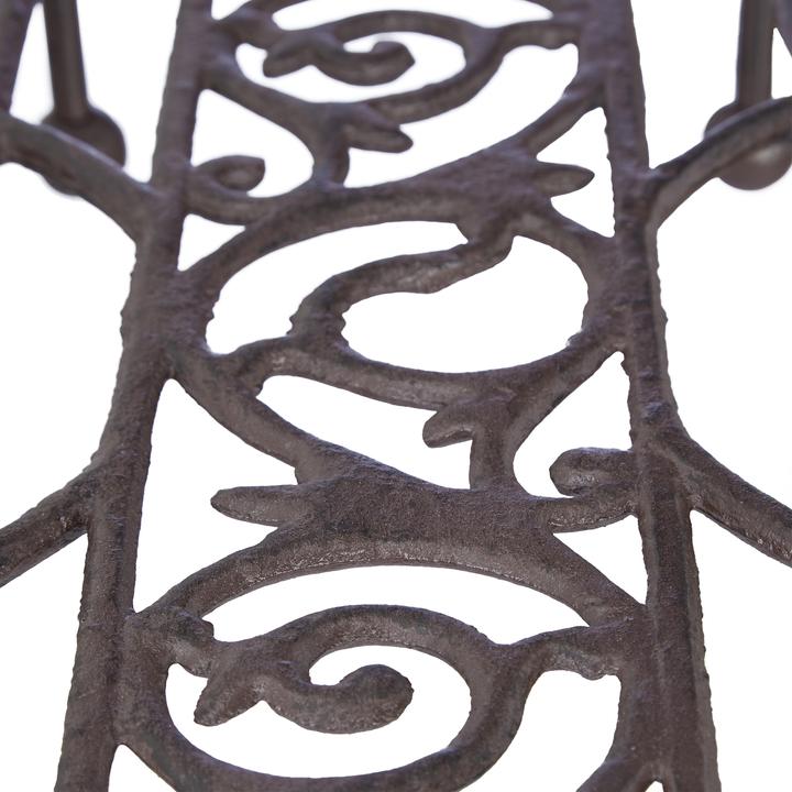 Actual product image Relaxdays Flower Shelf, Cast Iron