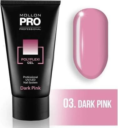 Immagine prodotto Mollon Pro Mol Polyflexi Gel 3 - Dark Pink, 60 Ml (Rosa scuro)