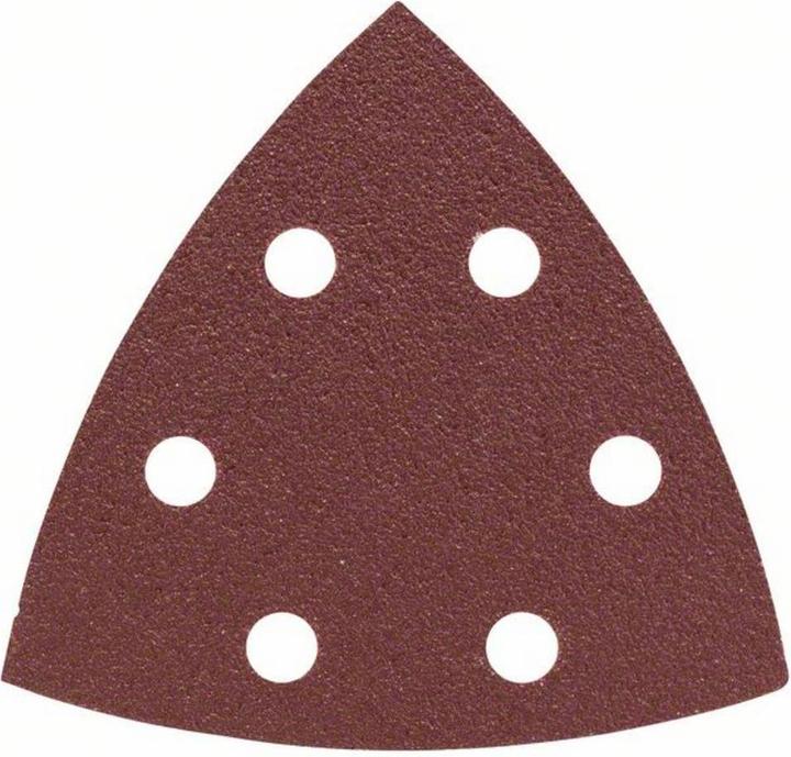 Produktbild Bosch Zubehör Schleifblatt-Set für Deltaschleifer, 93 mm, 80, 6 Löcher, 25er-Pack (80)