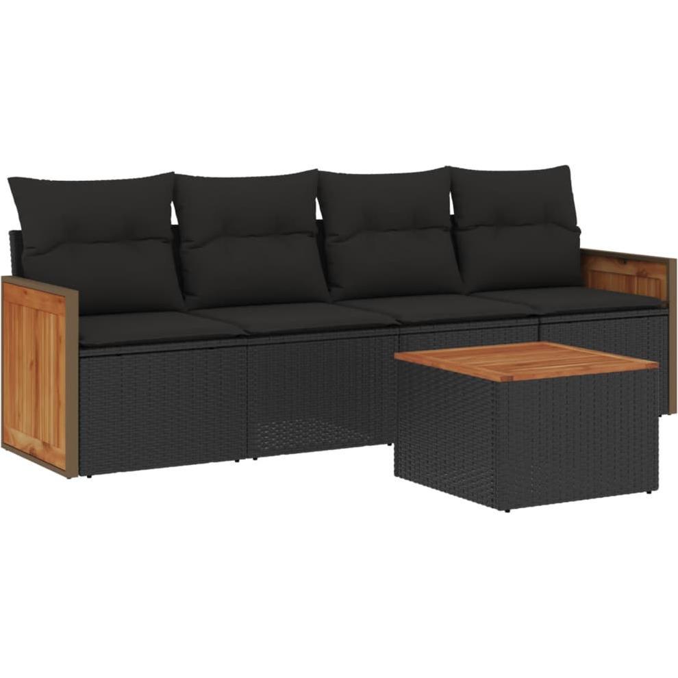 VidaXL, Gartenlounge, 10-tlg. Garten-Lounge-Set mit Kissen