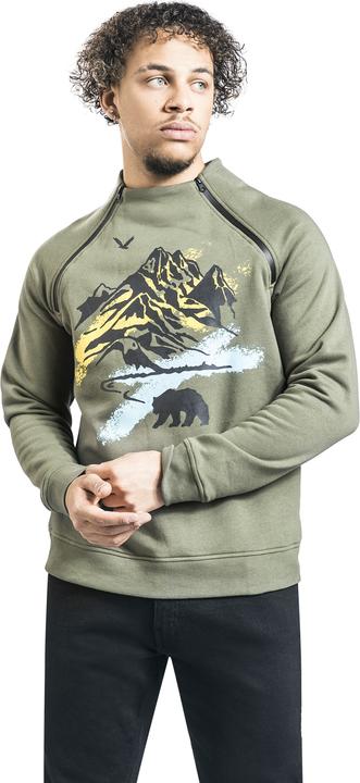 Produktbild RED by EMP Sweatshirt mit seitlichen Reissverschlüssen (M)