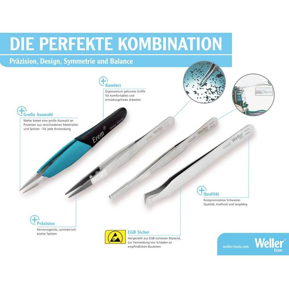 Weller Erem, Pinzette,  91SAPYR Pinzette per wafer 125,00 mm