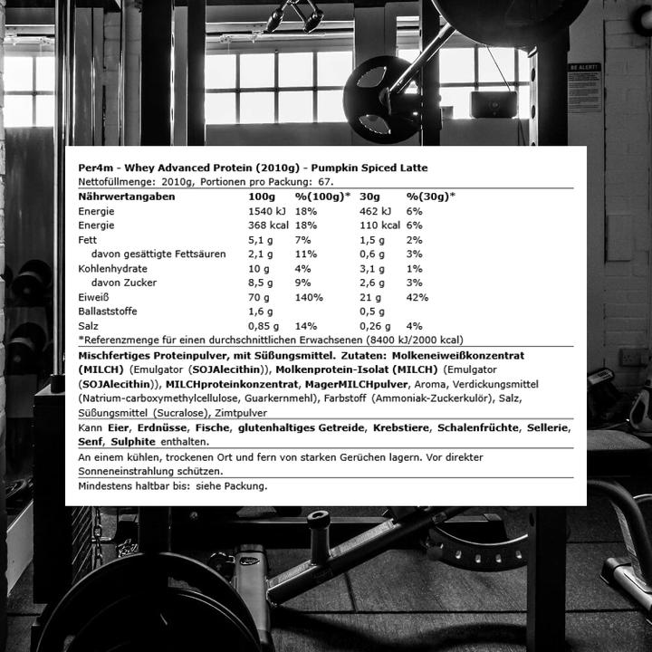 Produktbild Per4m Whey Advanced Protein (2010 g)