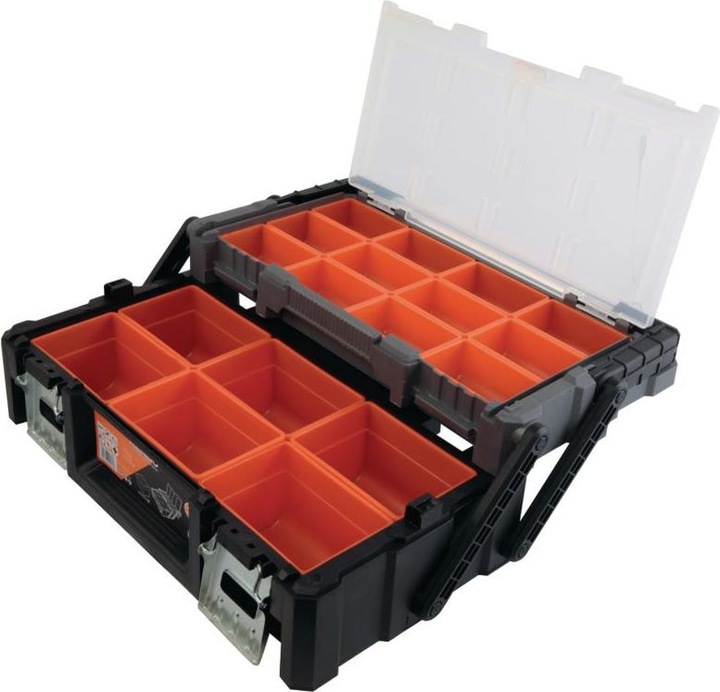 Actual product image Kendo Small parts case with 18 boxes